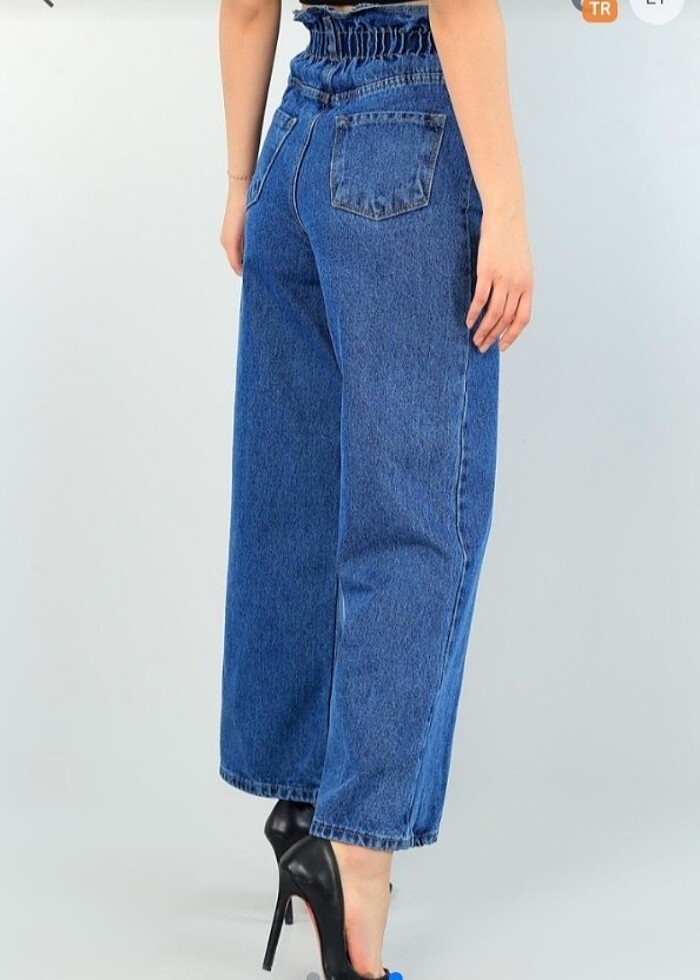 Mom jean kot pantolon - Görsel 4