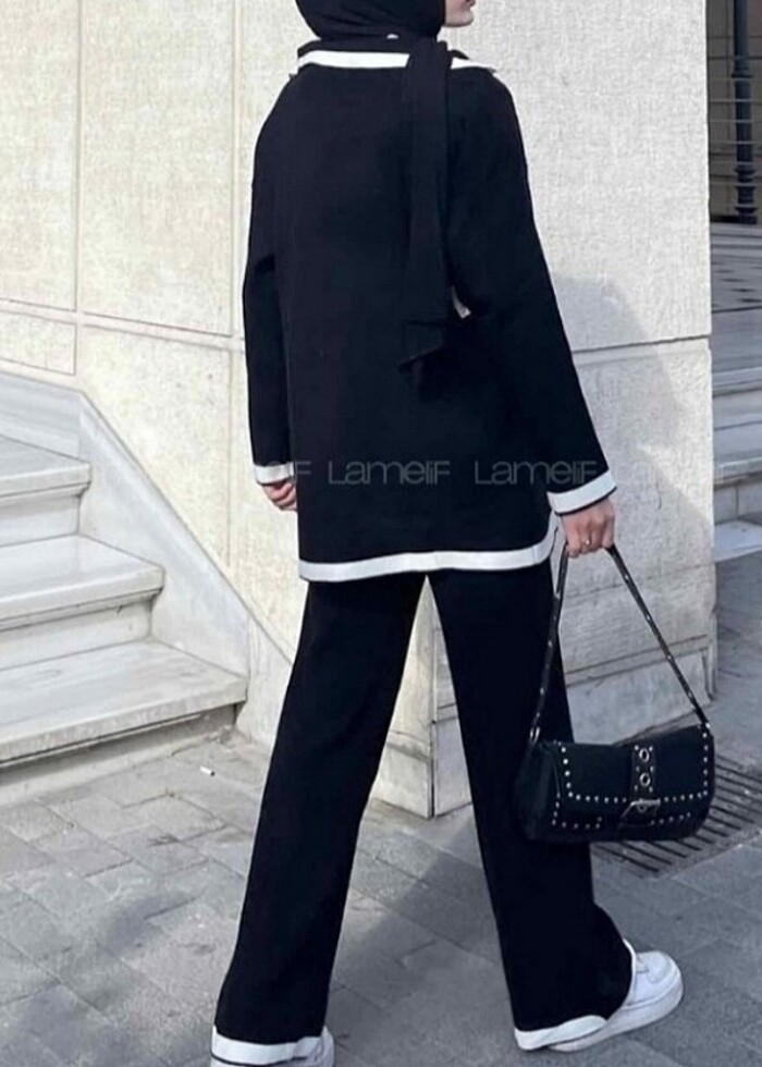 SİYAH BEYAZ İKİLİ TAKIM - Görsel 4