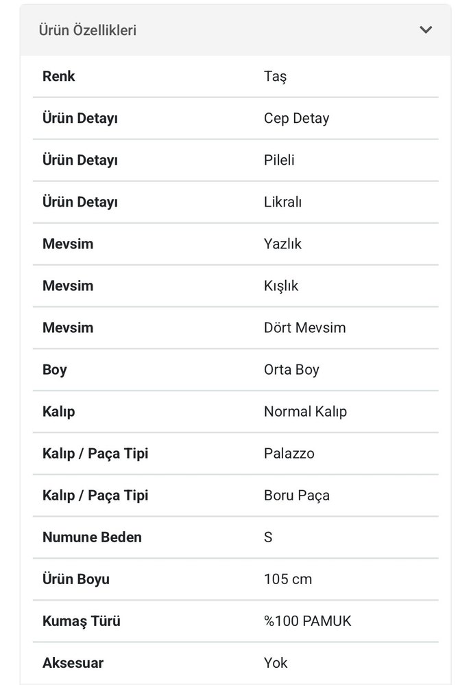 Taş Kadın Jakarlı Palazzo Pantolon - Görsel 5