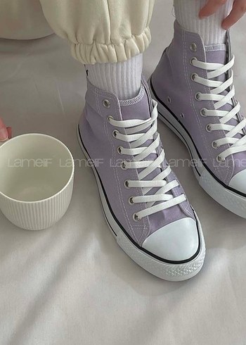 36 Beden Lila Kadın Converse Spor Ayakkabı