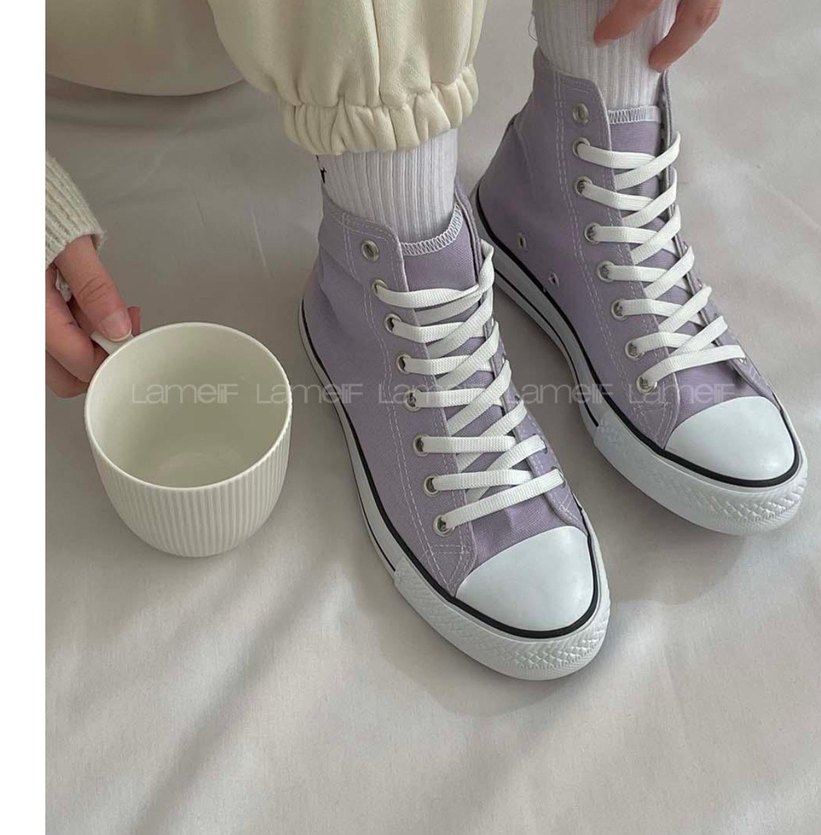 Lila Kadın Converse Spor Ayakkabı - Görsel 3