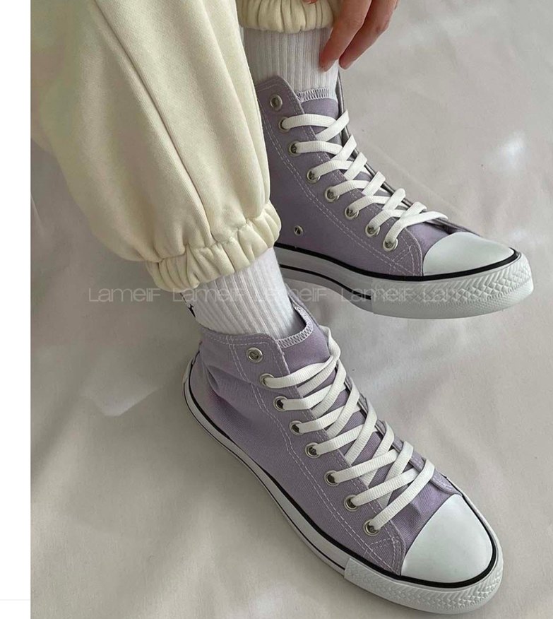 Lila Kadın Converse Spor Ayakkabı - Görsel 5