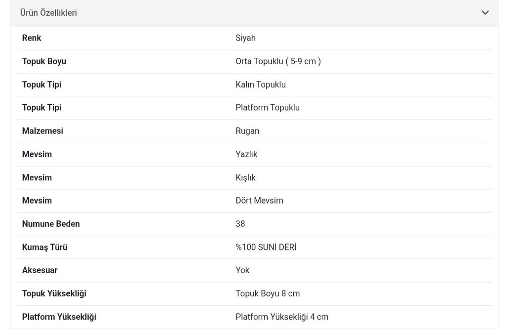 Mary Jane Siyah Kalın Topuklu Tokalı Platform Ayakkabı - Görsel 5