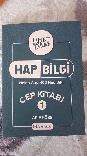 Dhbt okulu hap bilgi cep kitabı
