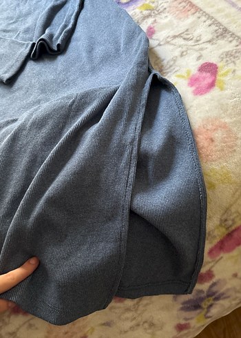 Gri Kadın Uzun Kollu Uzun Elbise - Görsel 2