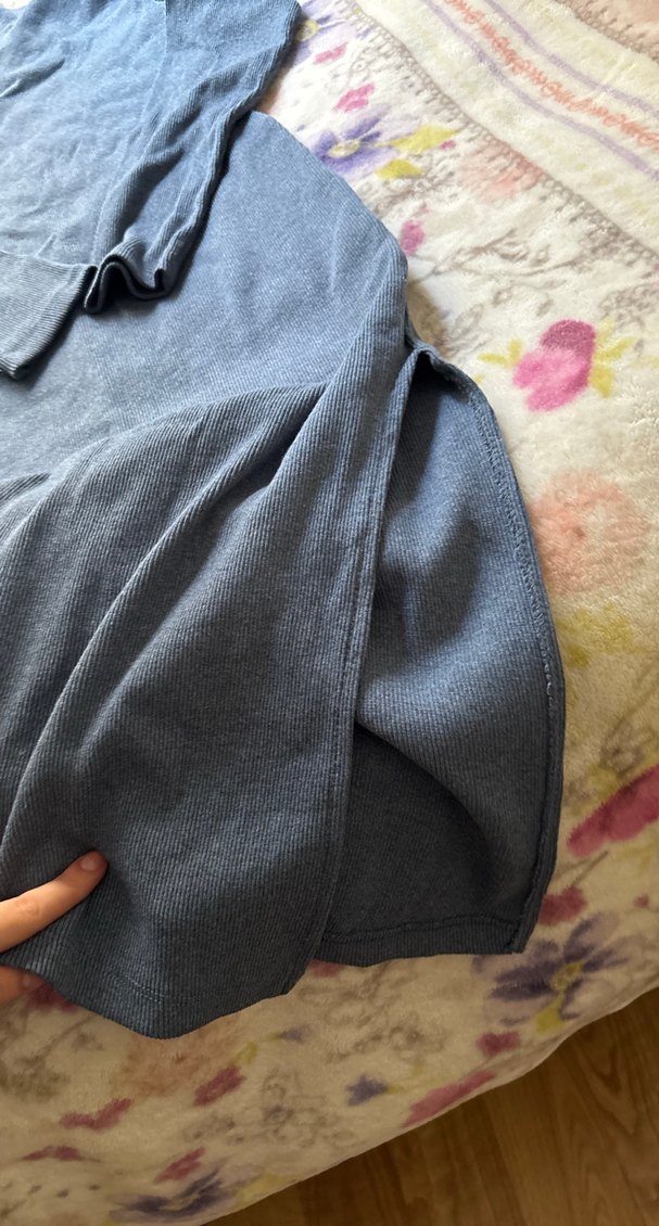 Gri Kadın Uzun Kollu Uzun Elbise - Görsel 2