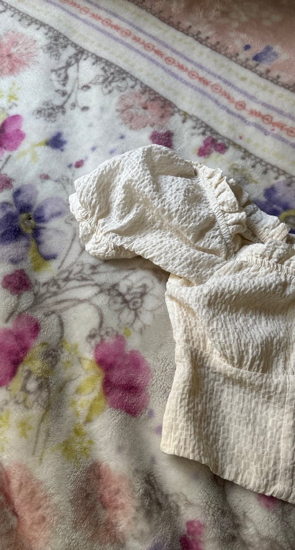 Nakışlı Düğmeli Keten Bohem Bluz - Görsel 3