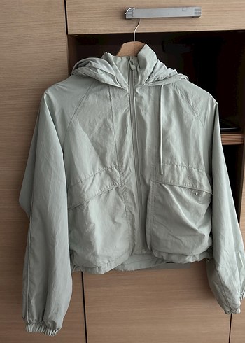 Bej Keten Düğmeli Rahat Kesim Ceket - Görsel 2