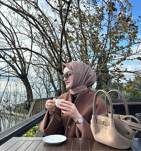 Kahve gold düğmeli ceket