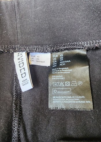 siyah kapri tayt - Görsel 2