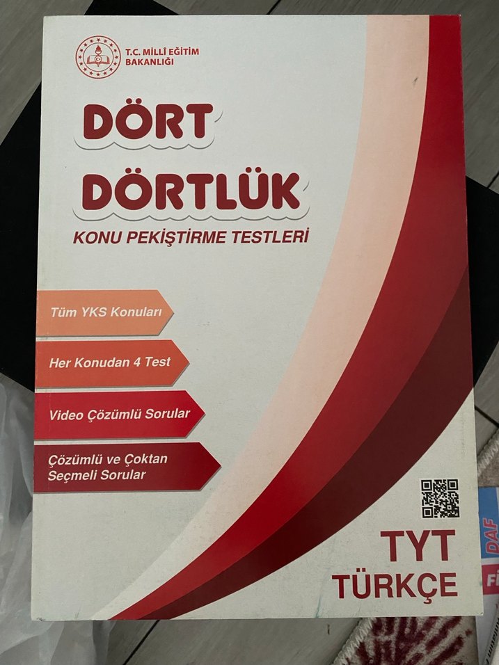 3 Adım TYT Türkçe Soru Bankası ve Dört Dörtlük Tyt Türkçe - Görsel 2