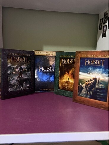 Hobbit 15 DVD uzatılmış versiyon