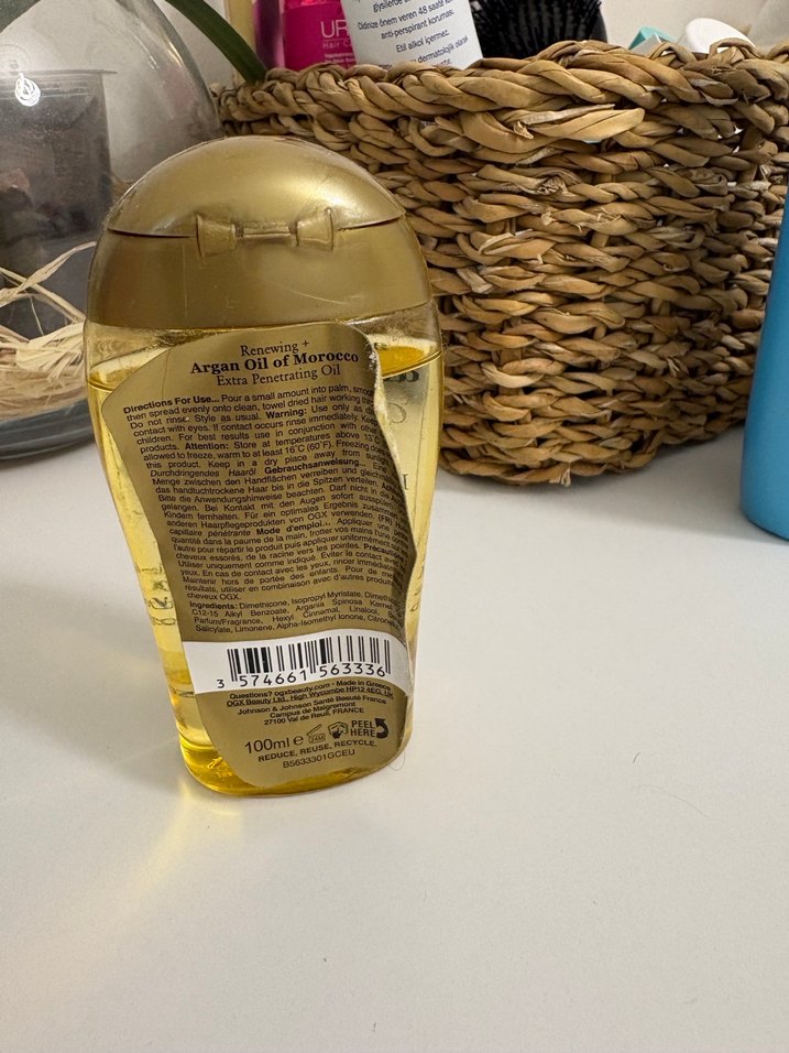 Göz Argan Oil of Morocco Saç Bakım Yağı 100ml - Görsel 4