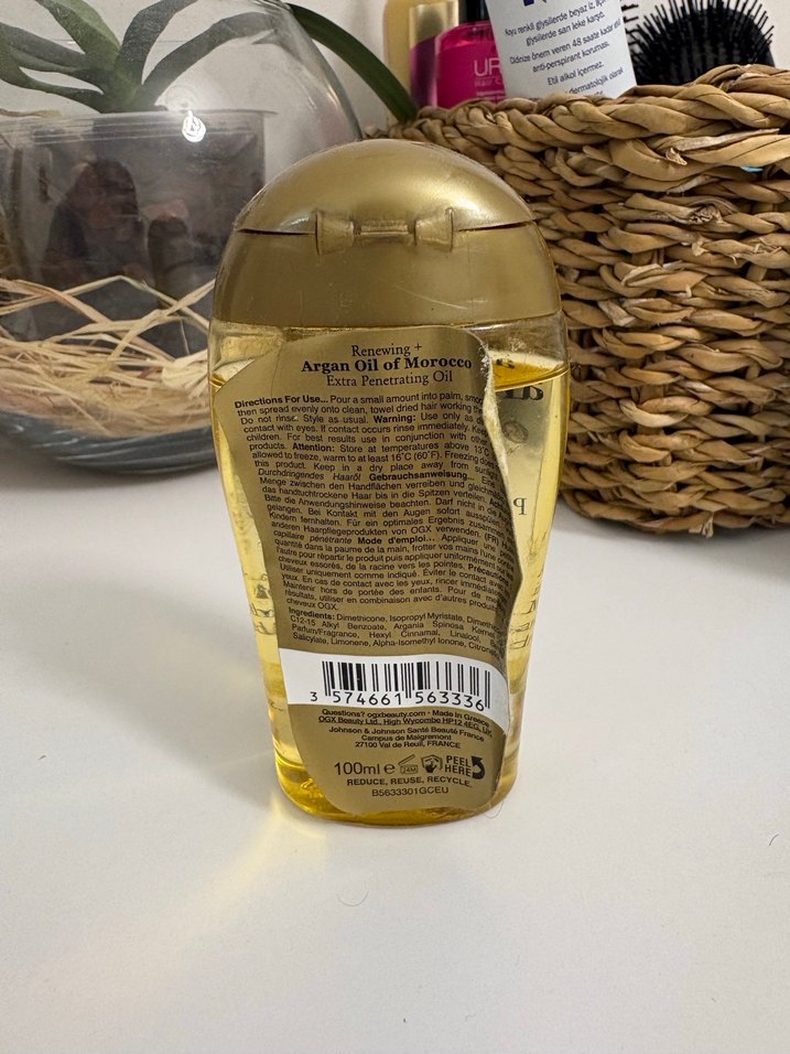 Göz Argan Oil of Morocco Saç Bakım Yağı 100ml - Görsel 3