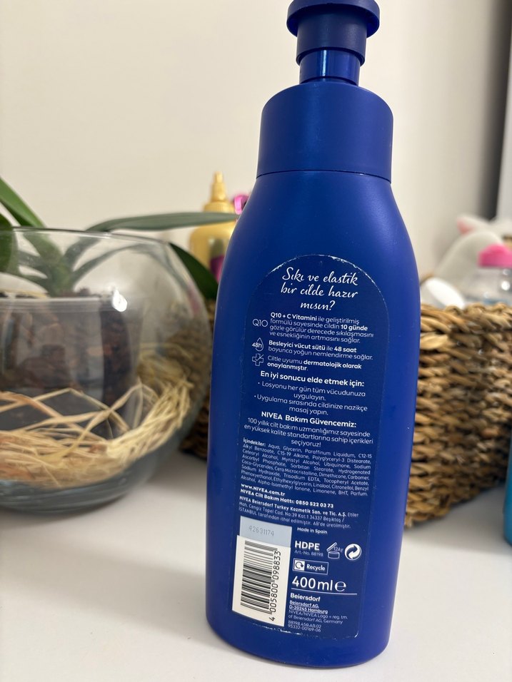 Nivea Q10 + Vitamin C Sıkılaştırıcı Vücut Sütü - Görsel 2