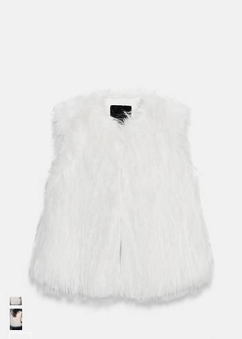 Zara Kürk Yelek - Görsel 3