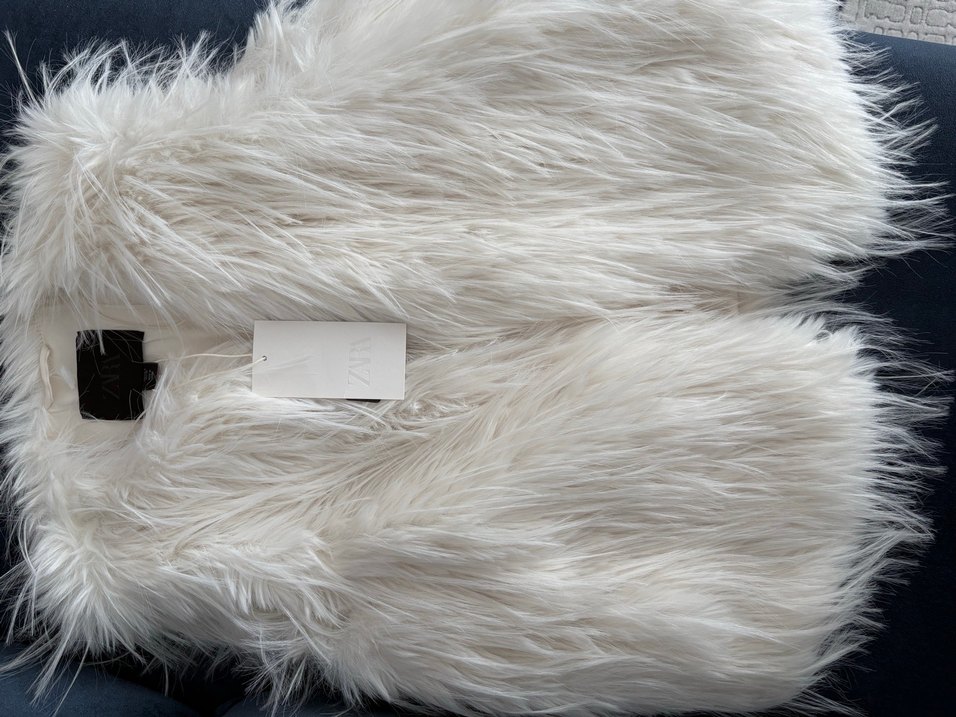 Zara Kürk Yelek - Görsel 5