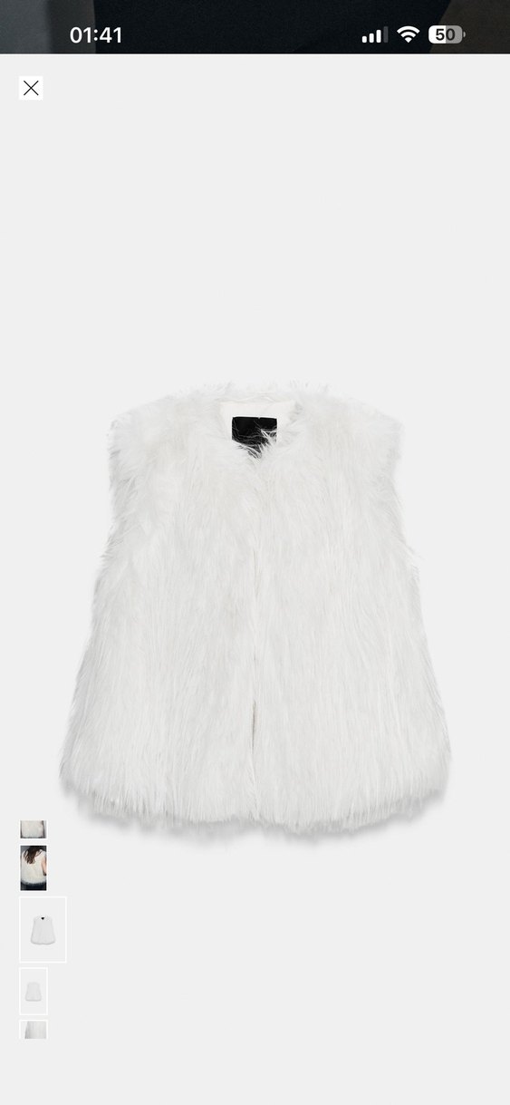 Zara Kürk Yelek - Görsel 3