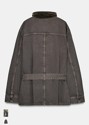 Zara Kadife Fitilli Ceket - Görsel 7