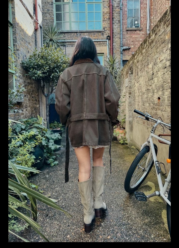 Zara Kadife Fitilli Ceket - Görsel 3