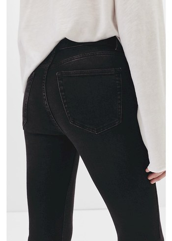 Pull & Bear Antrasit Jean Pantolon - Görsel 2