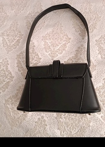 Klasik Siyah Deri Kadın Çantası - Görsel 2