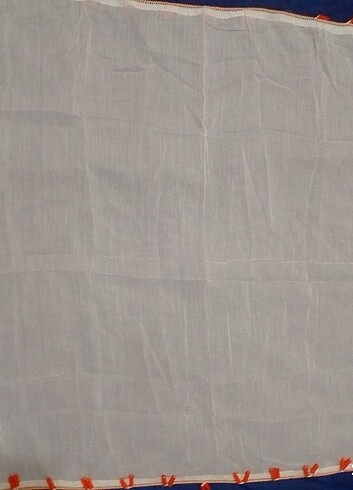 El örgüsü Boncuk işi el işi yazma tülbent eşarp şal  - Görsel 2