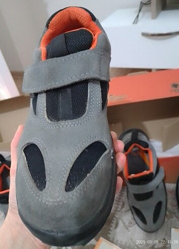 YDS çelik burunlu koruyucu iş ayakkabısı çelik burunlu ayakkabı - Görsel 7