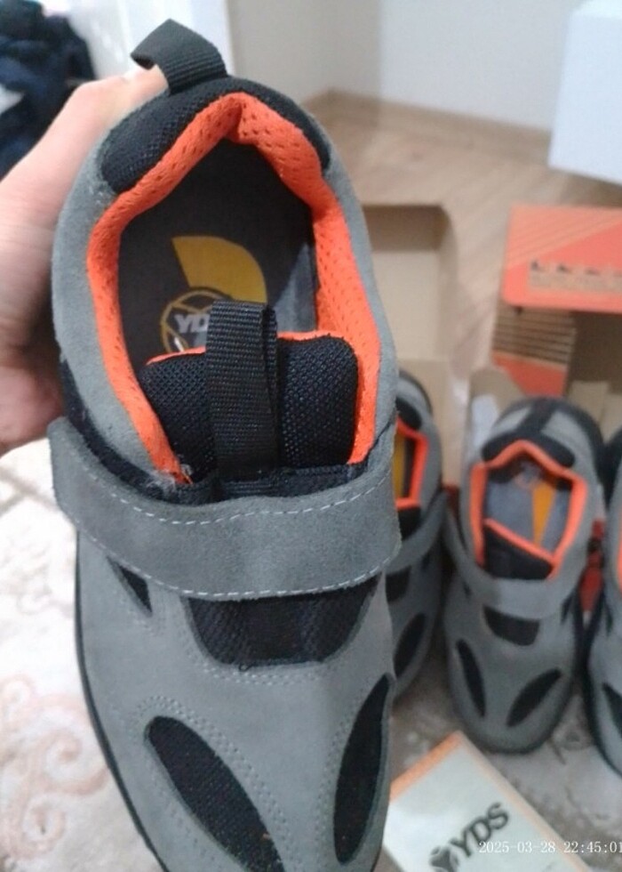 YDS çelik burunlu koruyucu iş ayakkabısı çelik burunlu ayakkabı - Görsel 4