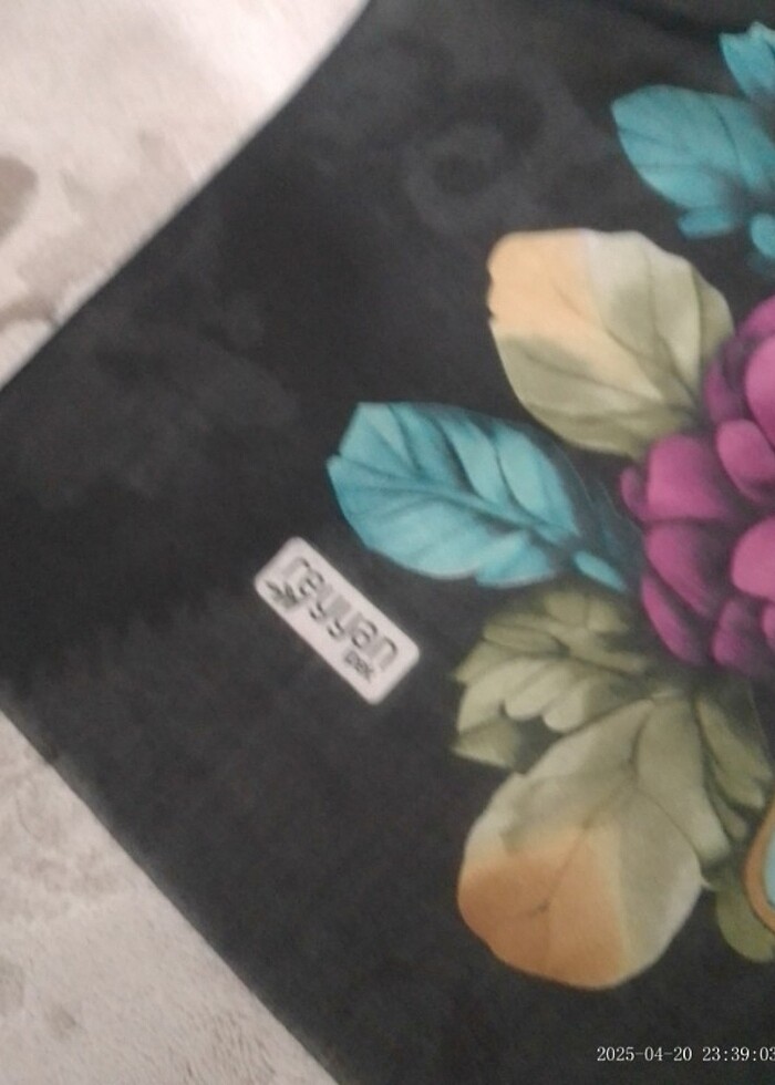 Reyyan yazma çember tülbent eşarp  - Görsel 2