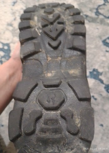 Siyah Kamuflaj Desenli Bağcıklı Biker Bot - Görsel 4