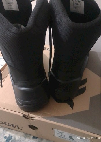 vogel Siyah Bağcıklı Erkek nubuk Bot - Görsel 7