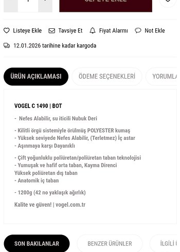 vogel Siyah Bağcıklı Erkek nubuk Bot - Görsel 3