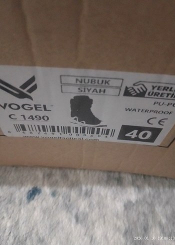 vogel Siyah Bağcıklı Erkek nubuk Bot - Görsel 8