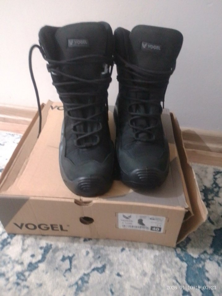 vogel Siyah Bağcıklı Erkek nubuk Bot - Görsel 4