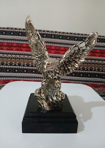 Koyu Altın Renkli Kartal Figürin - Görsel 4