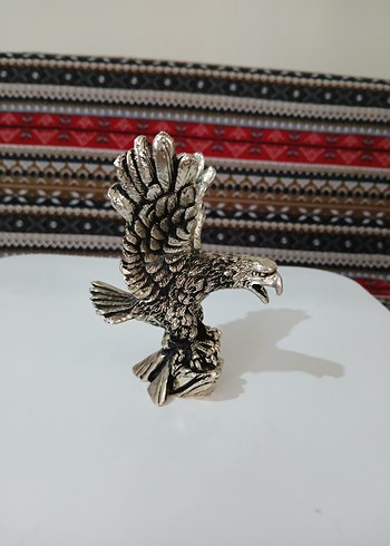 Kanatları Açık Kartal Figürü - Görsel 3