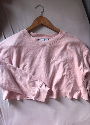 Zara pembe crop kazak