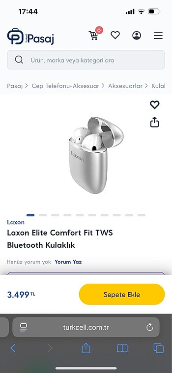 Laxon Elite Comfort Fit Bluetooth Kulaklık
