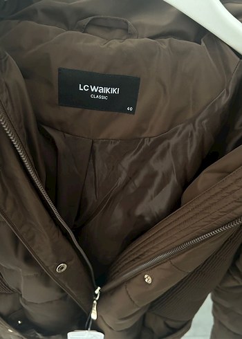 LC Waikiki LCW Kahverengi Kürklü Şişme Mont
