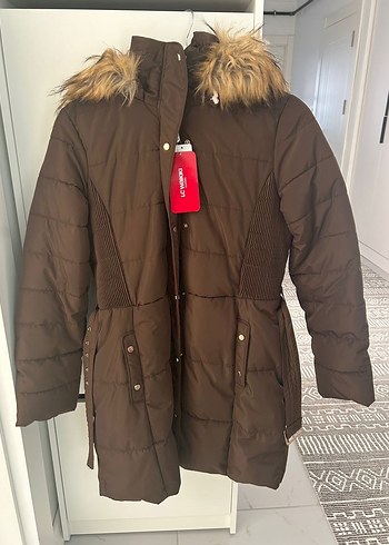 LCW Kahverengi Kürklü Şişme Mont