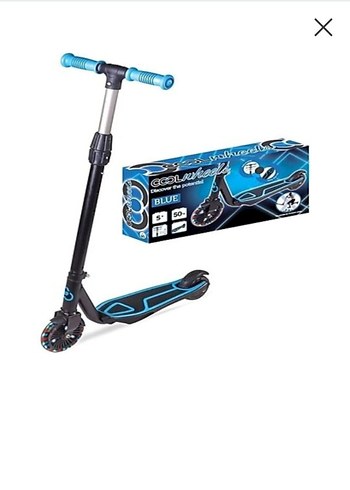 Cool Wheels Mavi 2 Tekerlekli Çocuk Scooter - Görsel 3