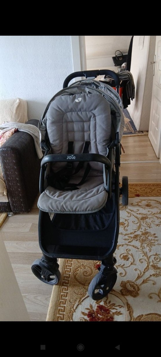 Gri Joie Çiftli Bebek Arabası - Görsel 5