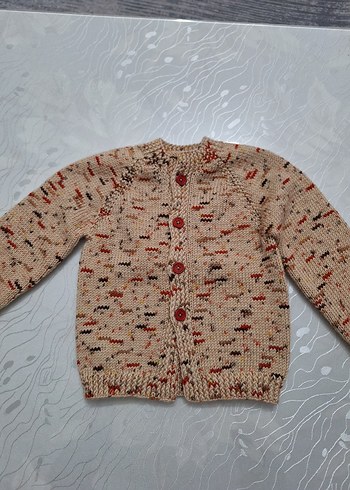 Nakışlı Bohem Kız Örme Yelek, hakiki yün - Görsel 14