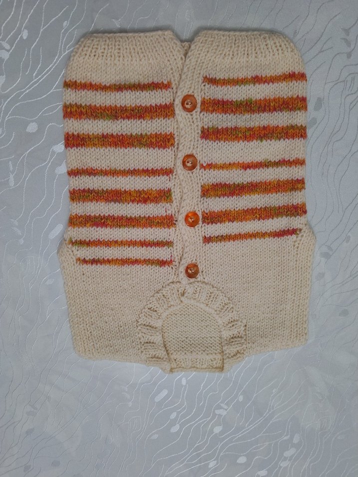 Nakışlı Bohem Kız Örme Yelek, hakiki yün - Görsel 3