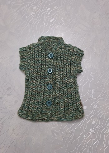 Gri kapüşonlu, uzun kol hırka - Görsel 18