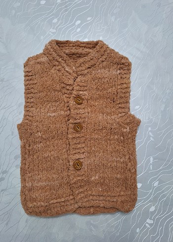 Gri kapüşonlu, uzun kol hırka - Görsel 8