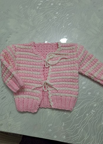 Gri kapüşonlu, uzun kol hırka - Görsel 20