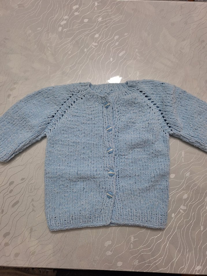 Gri kapüşonlu, uzun kol hırka - Görsel 2