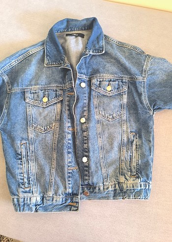 Mavi Jeans Düğmeli Mavi Kadın Kot Ceket